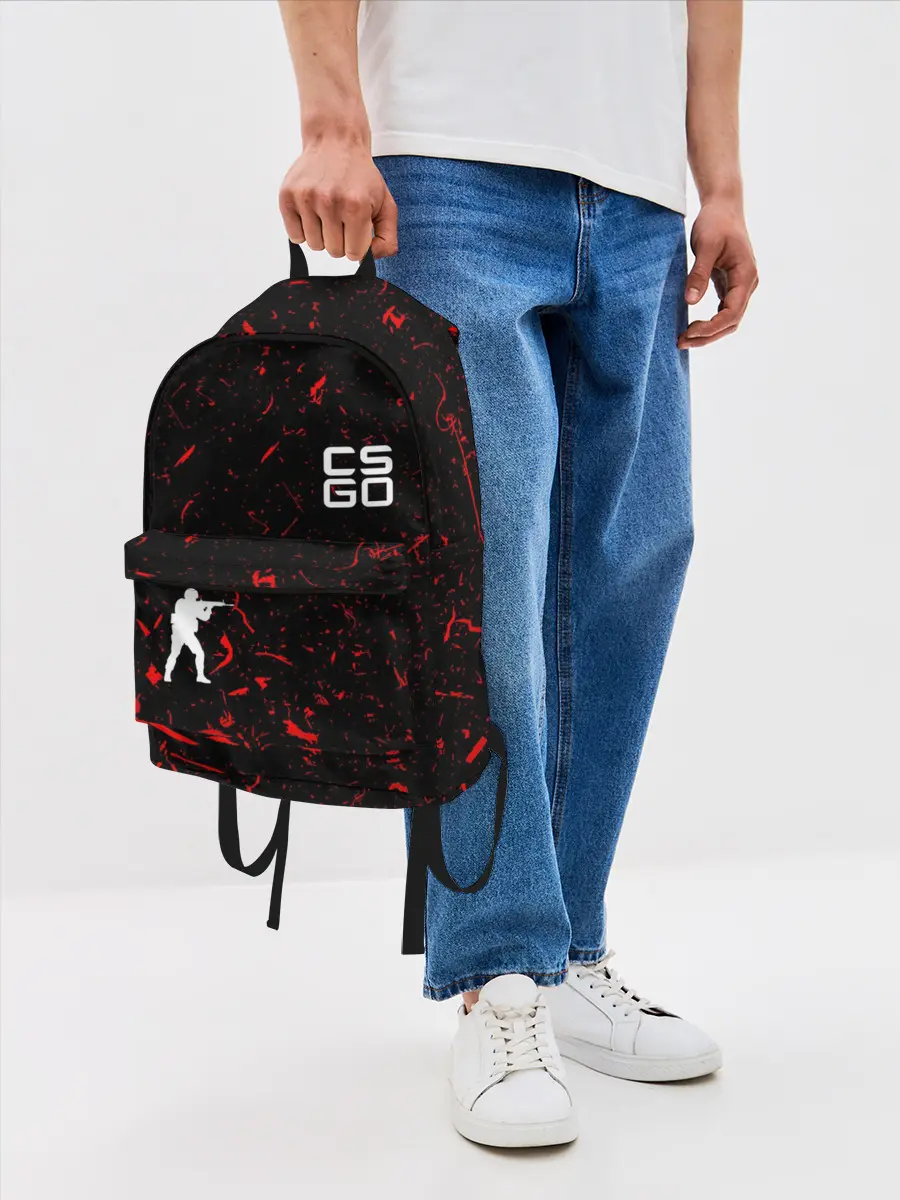 Рюкзак джинсовый / COUNTER STRIKE
