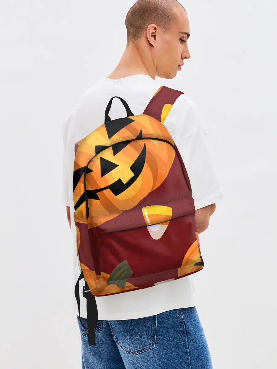 Рюкзак джинсовый / Сладкие хэллоуин