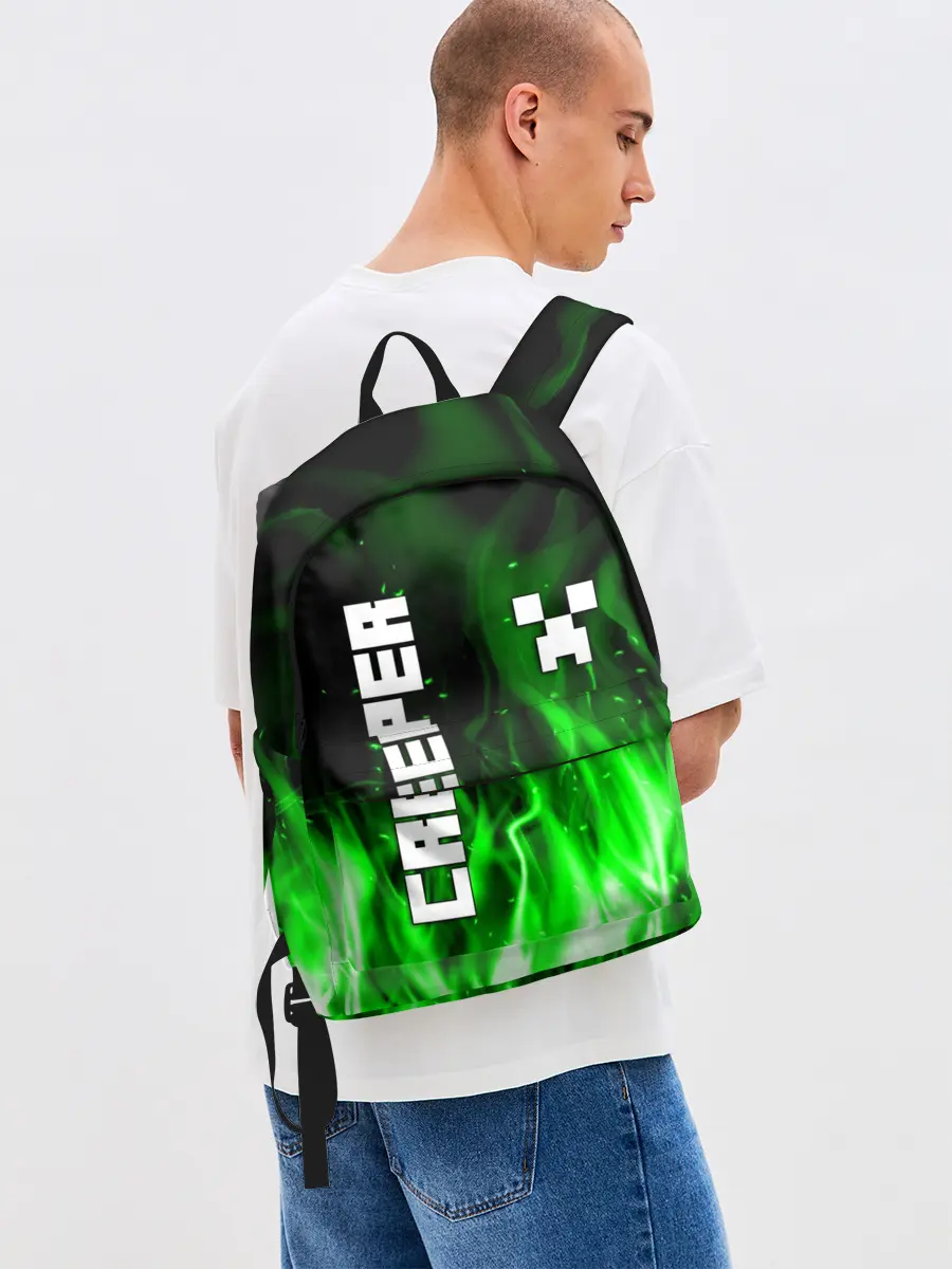 Рюкзак джинсовый / MINECRAFT CREEPER