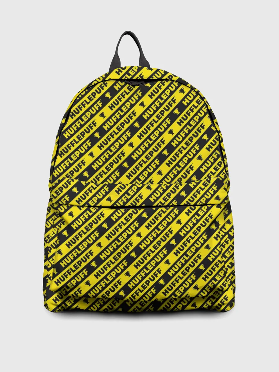 Рюкзак джинсовый / Хаффлпафф паттерн