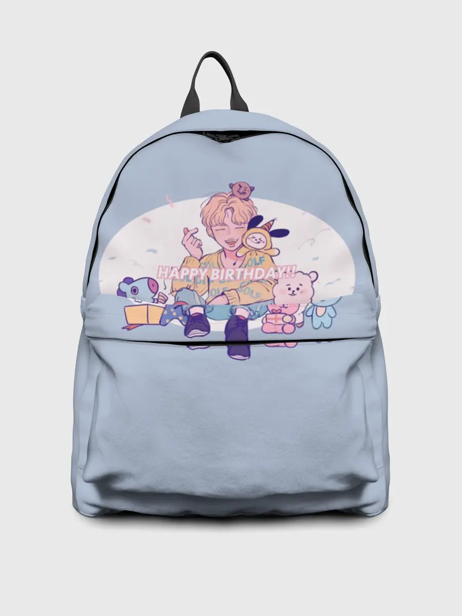 Рюкзак джинсовый / BTS Happy Birthday