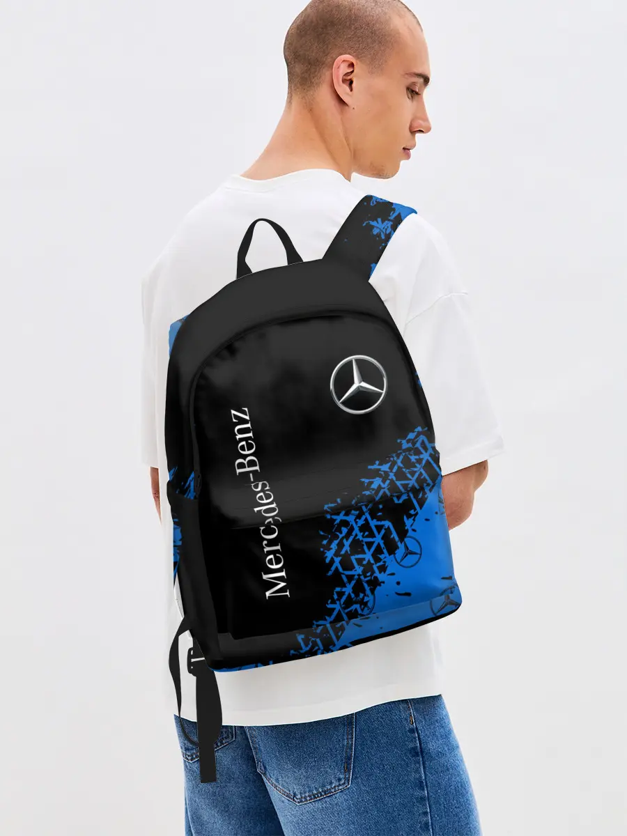 Рюкзак джинсовый / MERCEDES / МЕРСЕДЕС