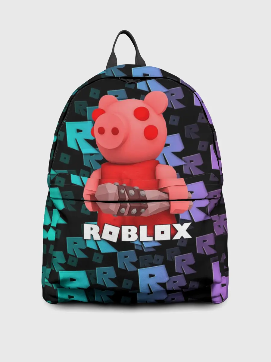 Рюкзак джинсовый / ROBLOX PIGGY - СВИНКА ПИГГИ