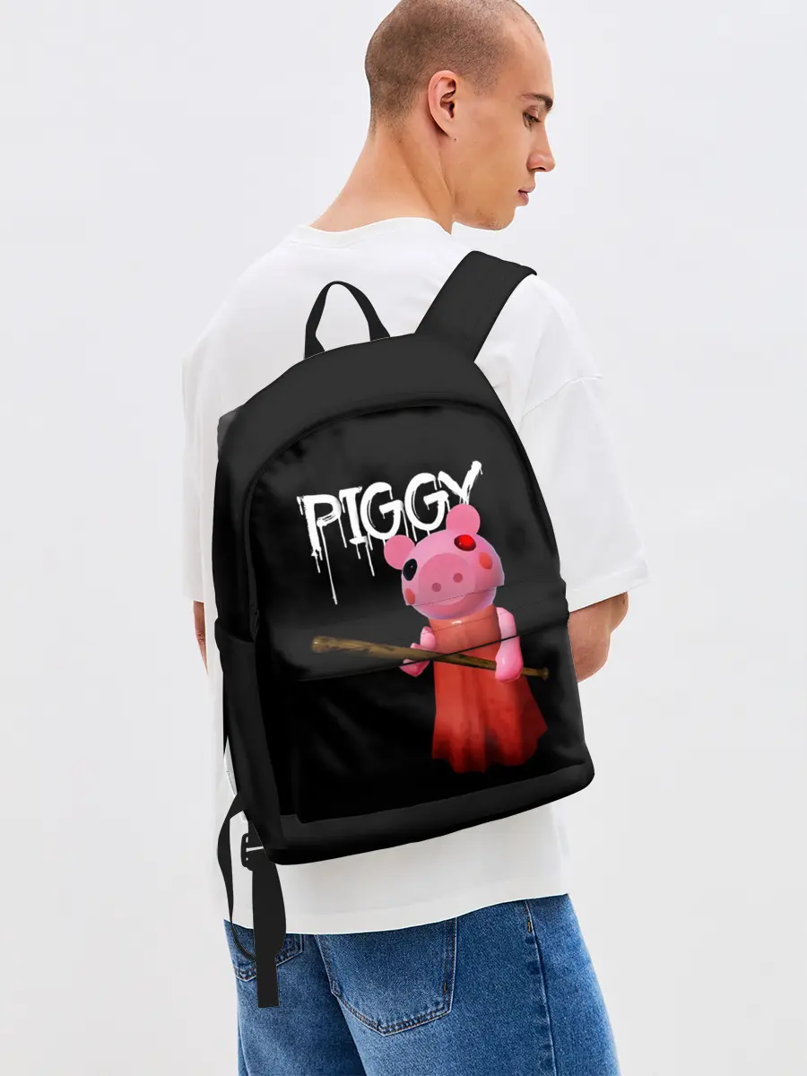 Рюкзак джинсовый / ROBLOX PIGGY - СВИНКА ПИГГИ