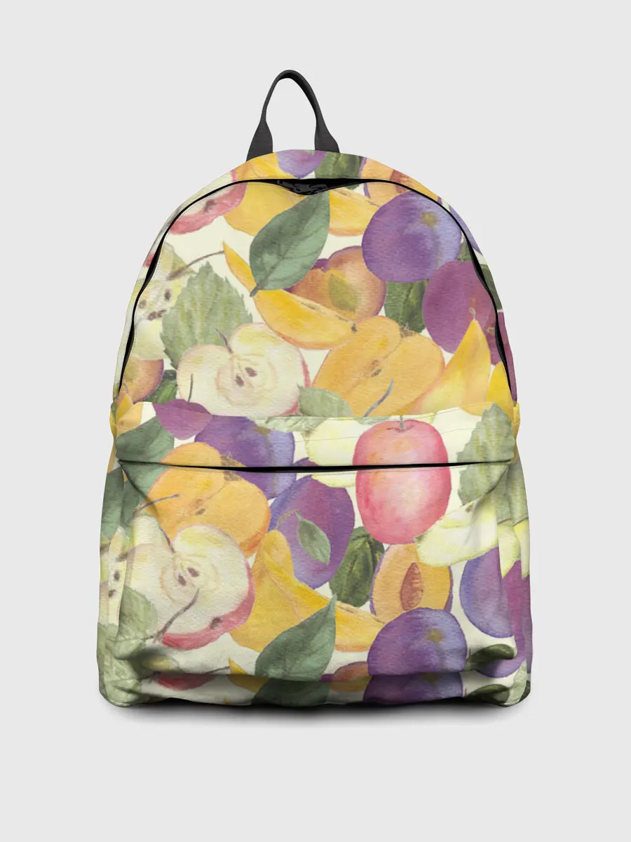 Рюкзак джинсовый / Фрукты. Фруктовый сад