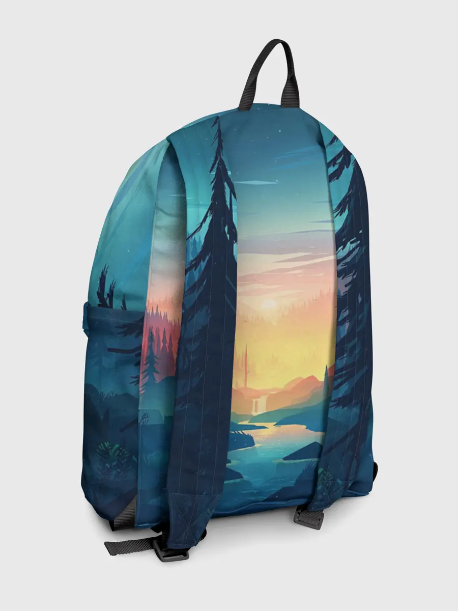 Рюкзак джинсовый / Природа