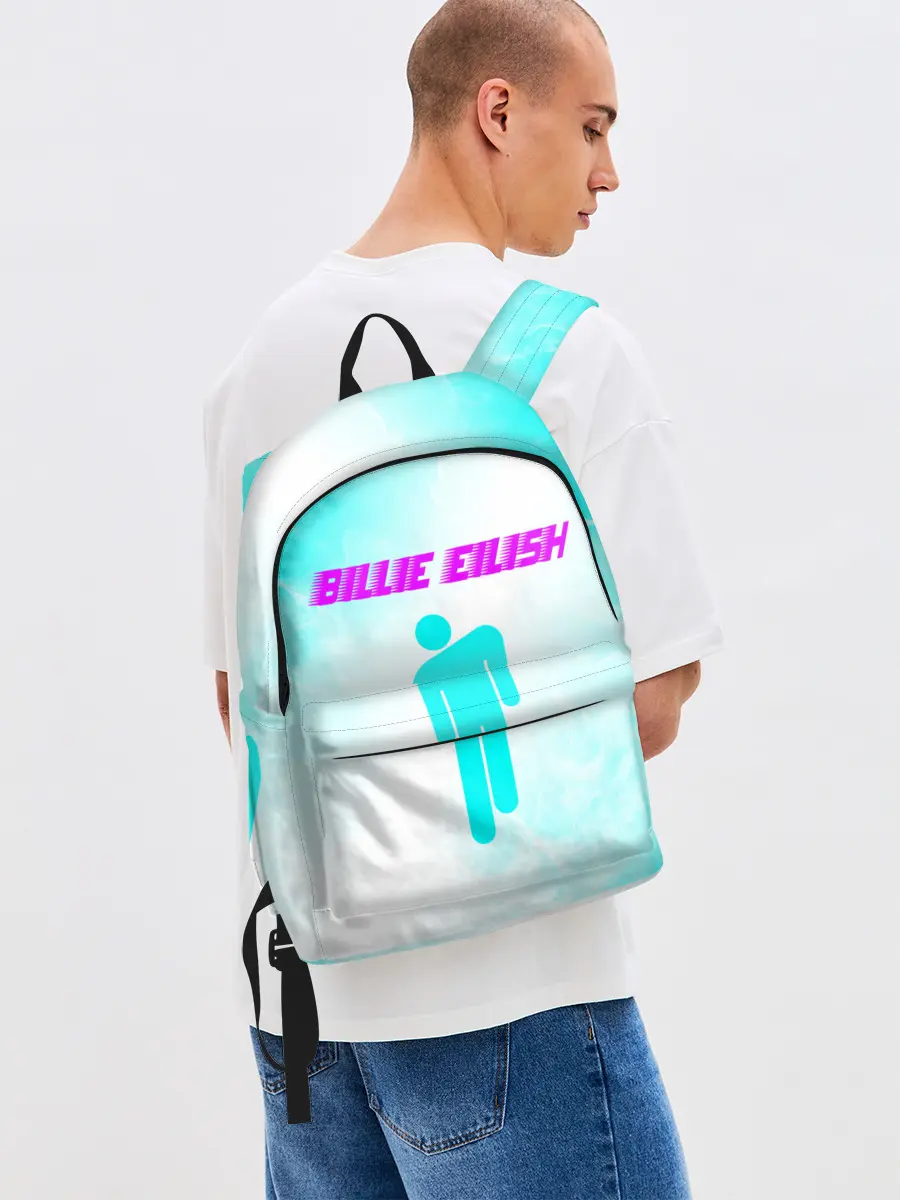 Рюкзак джинсовый / BILLIE EILISH / БИЛЛИ АЙЛИШ