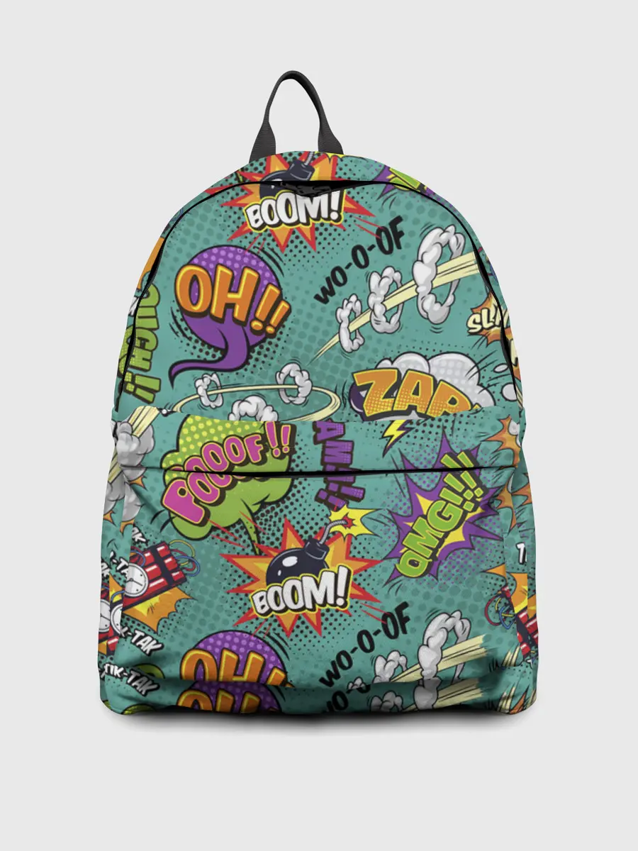 Рюкзак джинсовый / Pop art comics