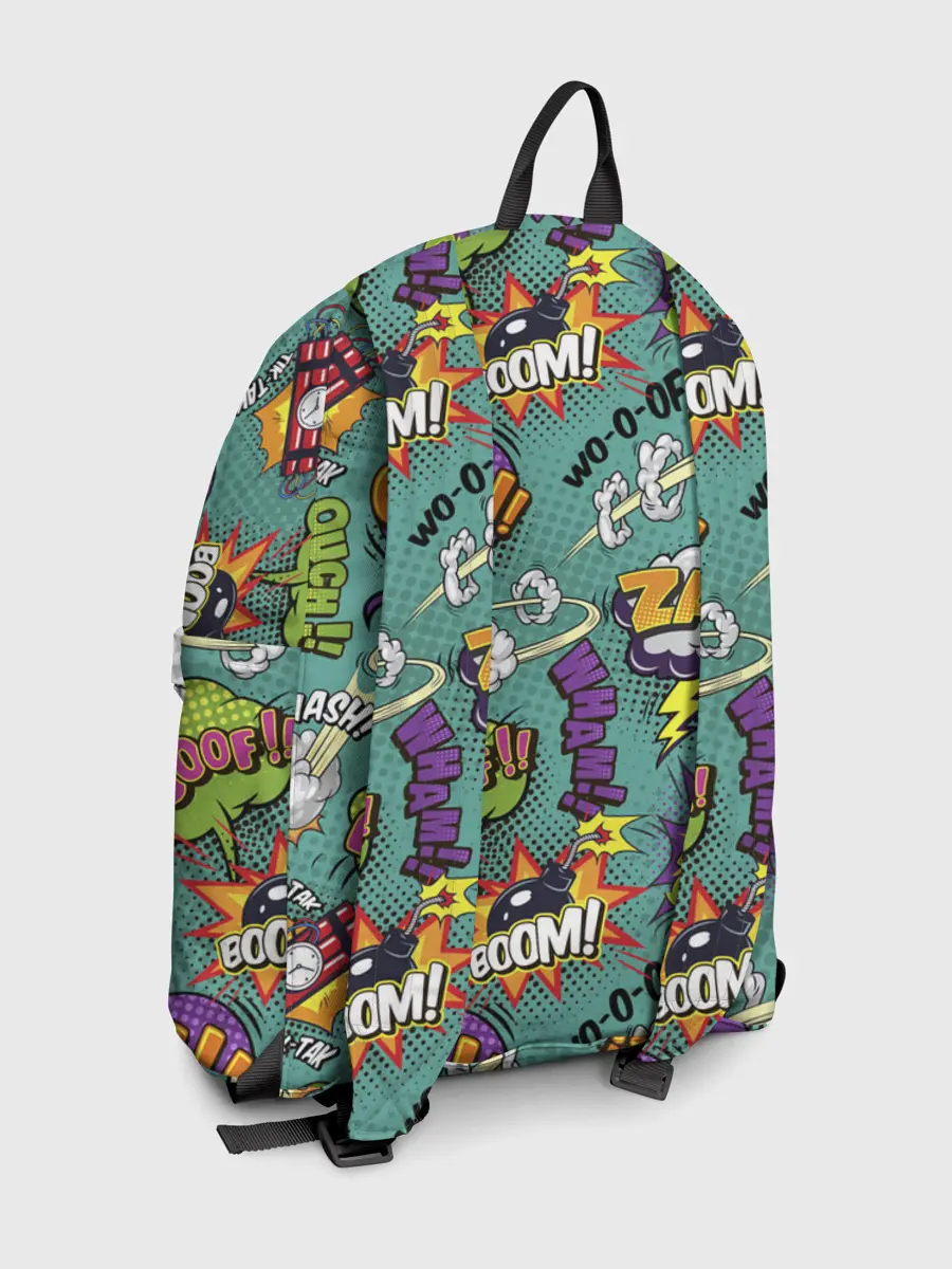 Рюкзак джинсовый / Pop art comics