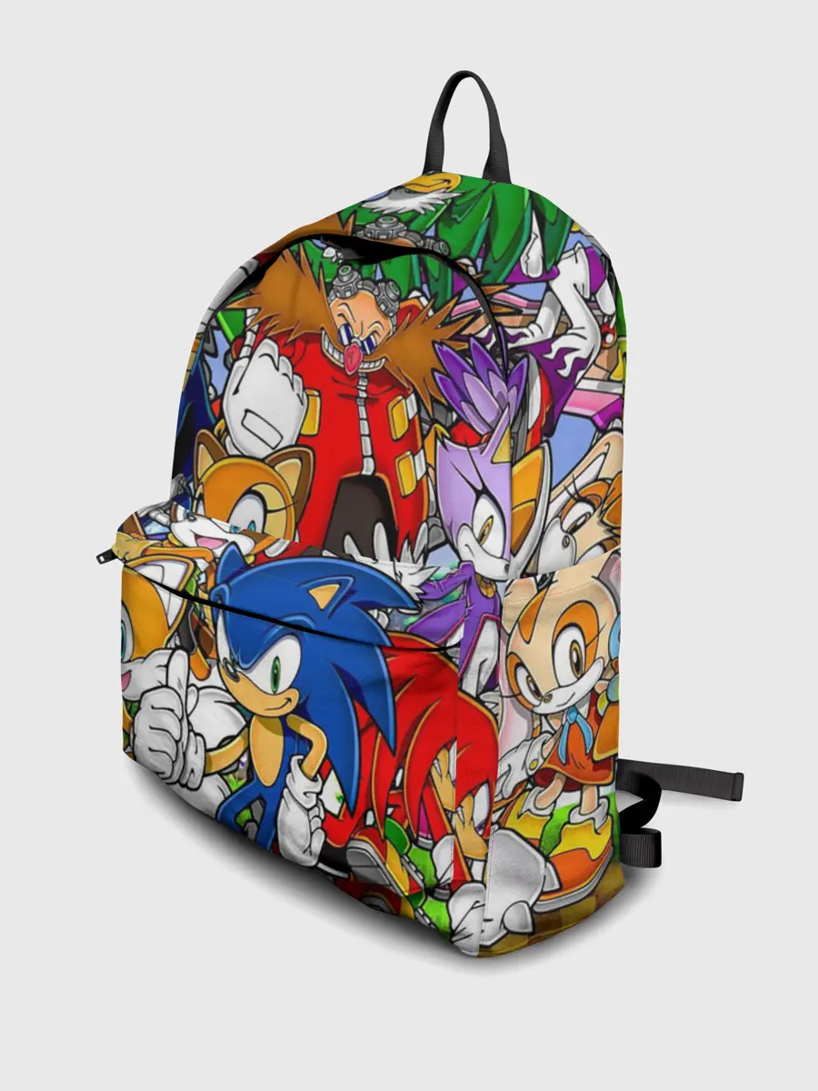 Рюкзак джинсовый / Sonic.