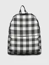 Рюкзак джинсовый / Черно-белая клетка