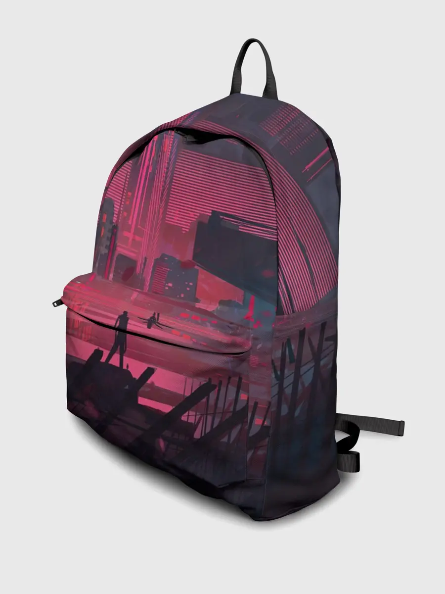 Рюкзак джинсовый / Город Будущего