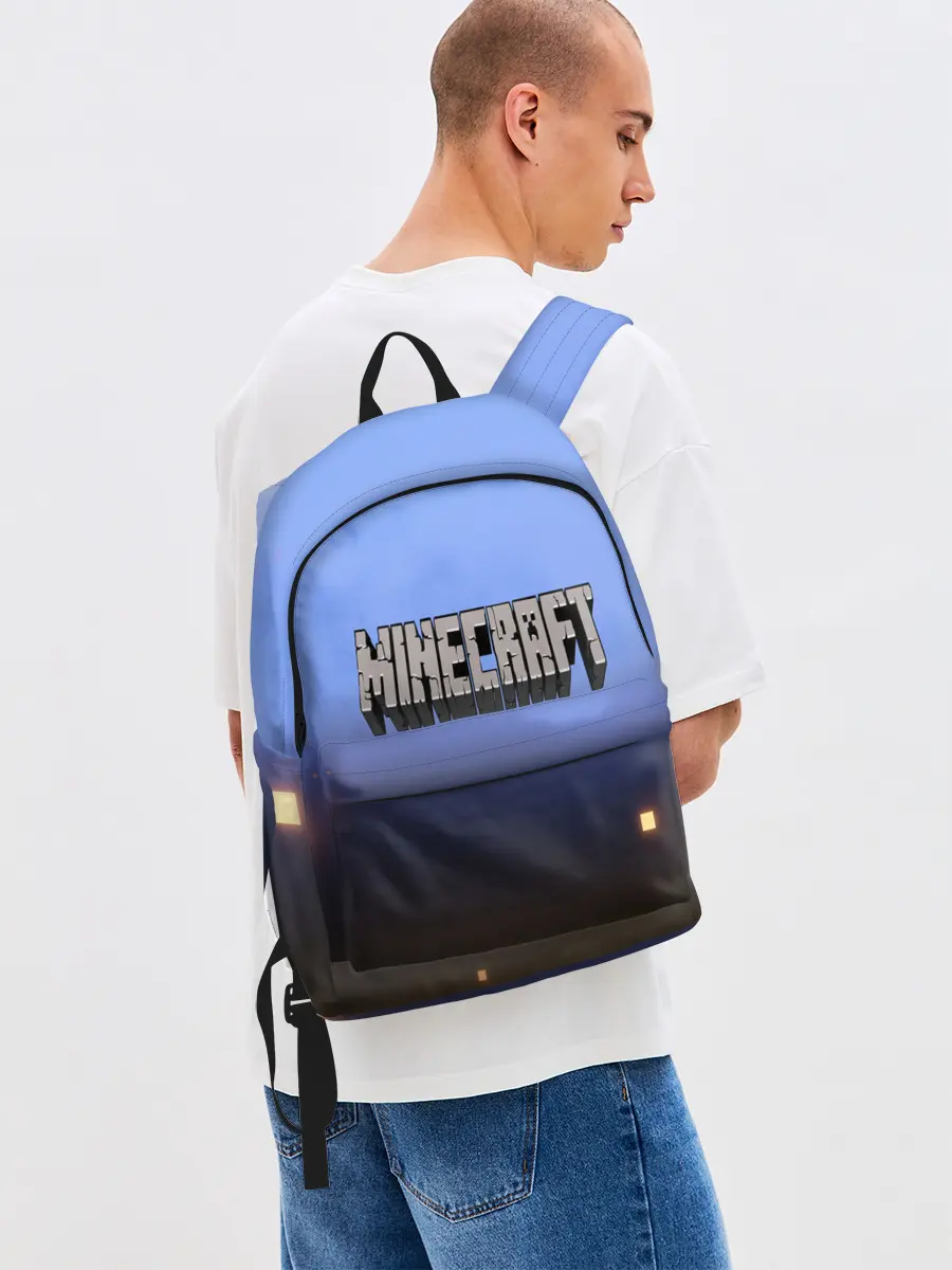 Рюкзак джинсовый / minecraft