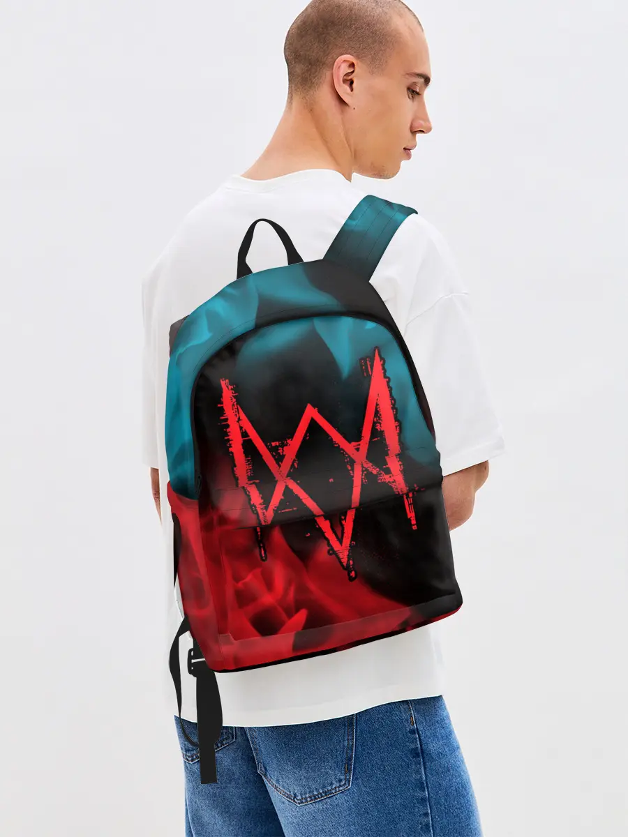 Рюкзак джинсовый / WATCH DOGS LEGION / ВОТЧ ДОГС