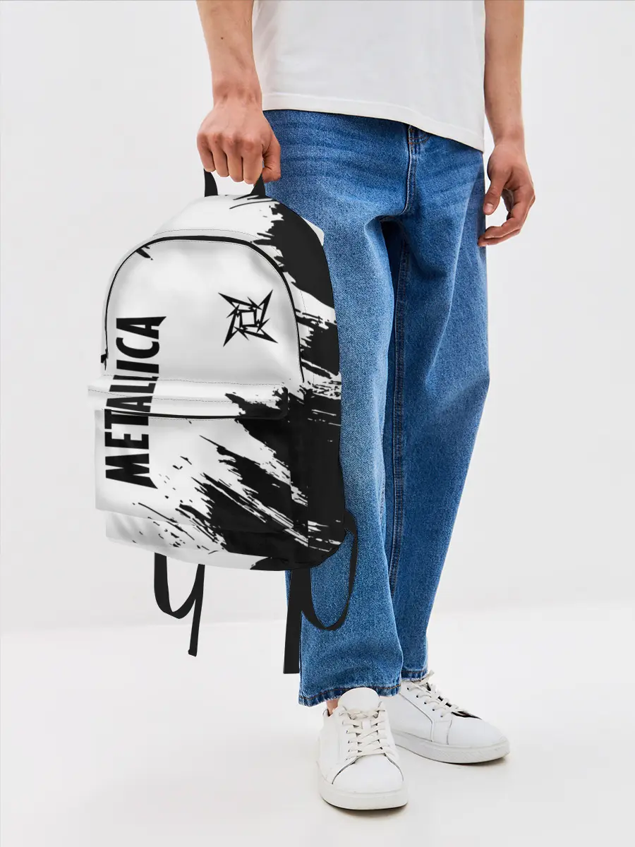 Рюкзак джинсовый / METALLICA / МЕТАЛЛИКА