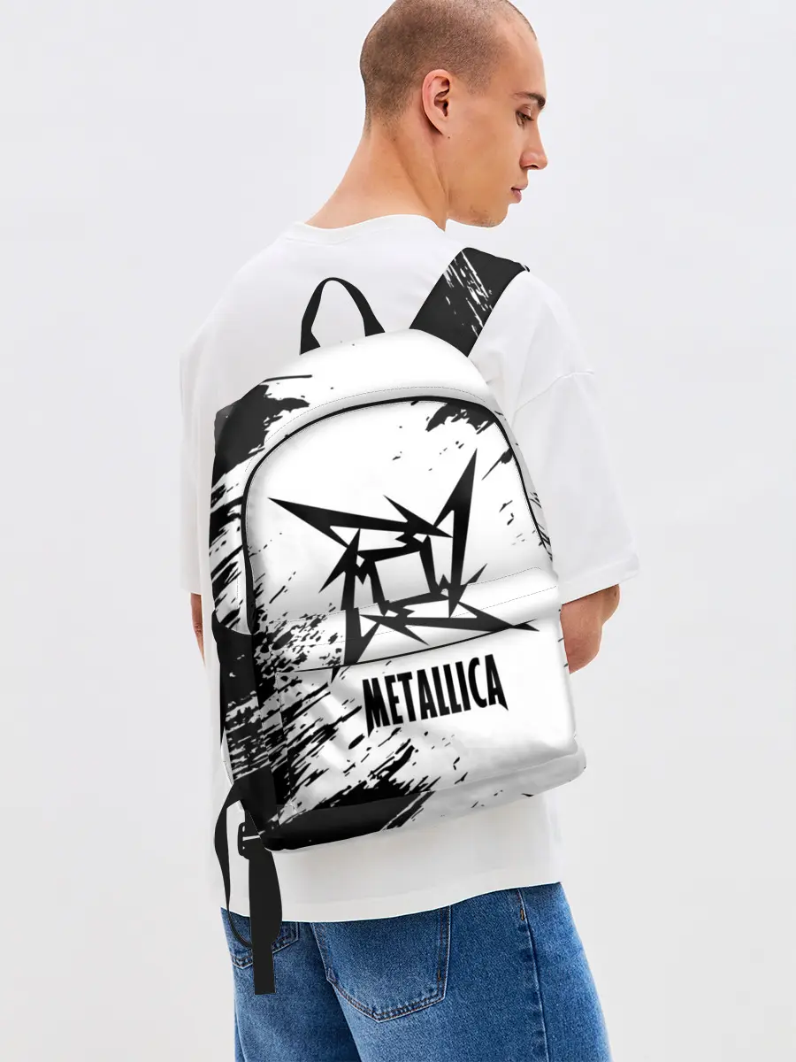 Рюкзак джинсовый / METALLICA / МЕТАЛЛИКА