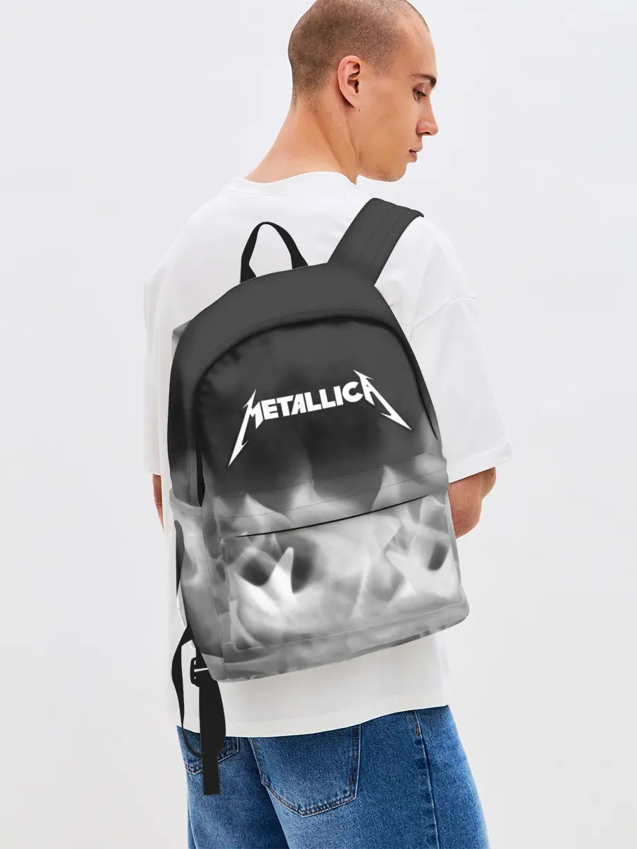 Рюкзак джинсовый / METALLICA / МЕТАЛЛИКА