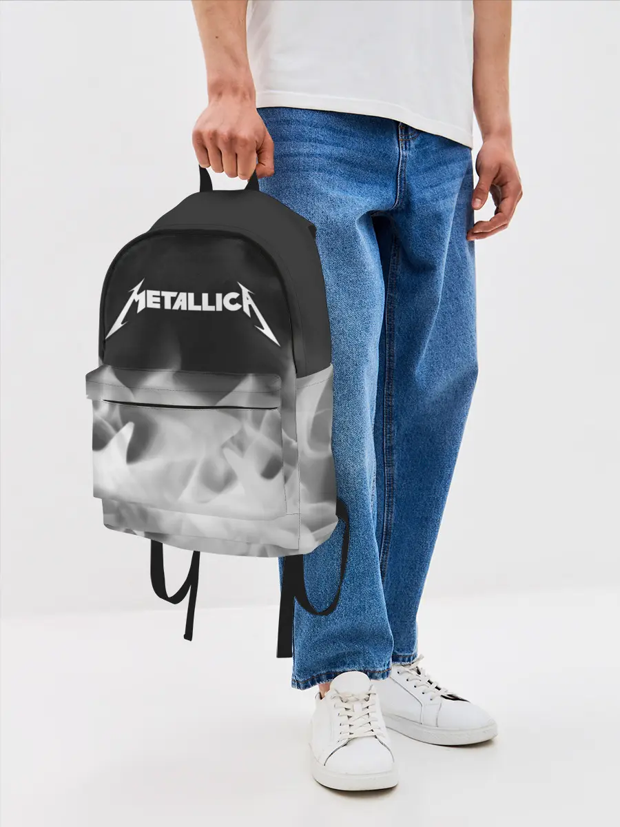Рюкзак джинсовый / METALLICA / МЕТАЛЛИКА