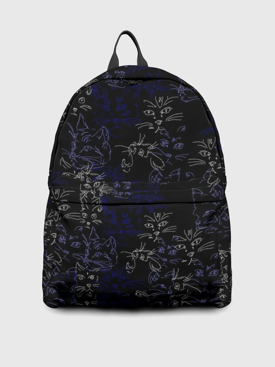 Рюкзак джинсовый / Ночные кошечки