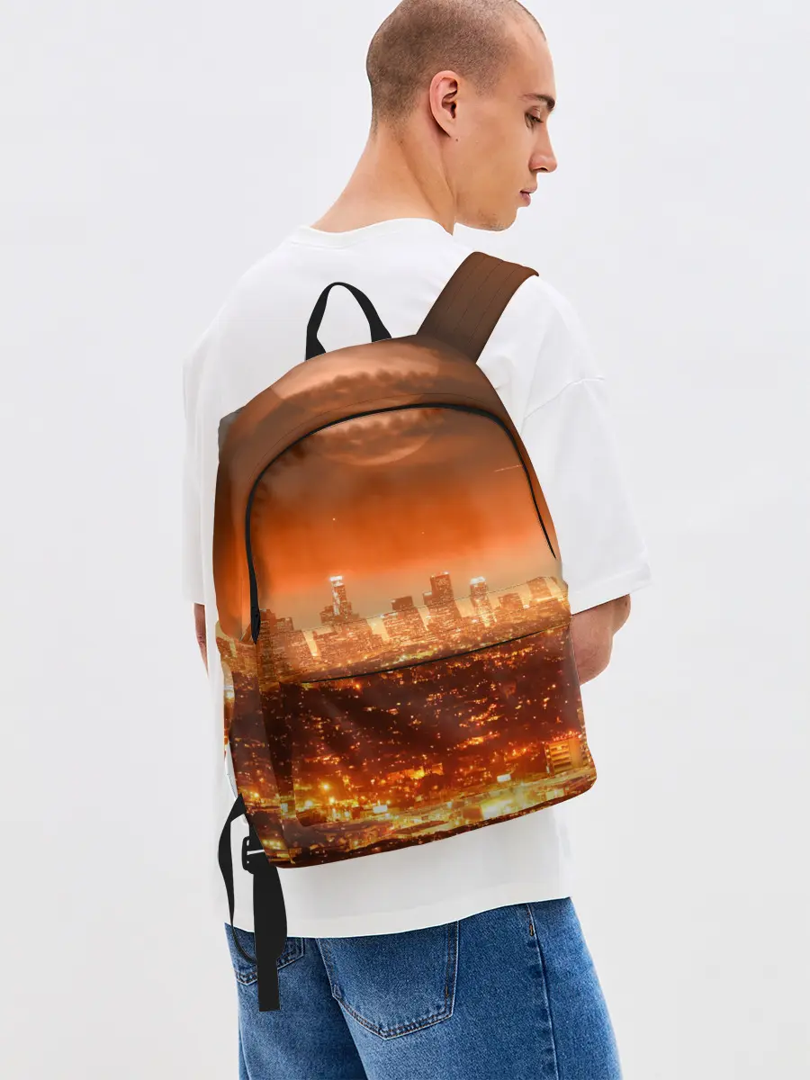 Рюкзак джинсовый / ночной город