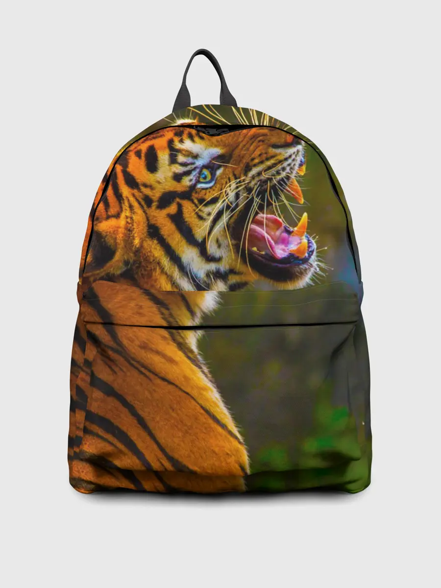 Рюкзак джинсовый / Тигр 3D