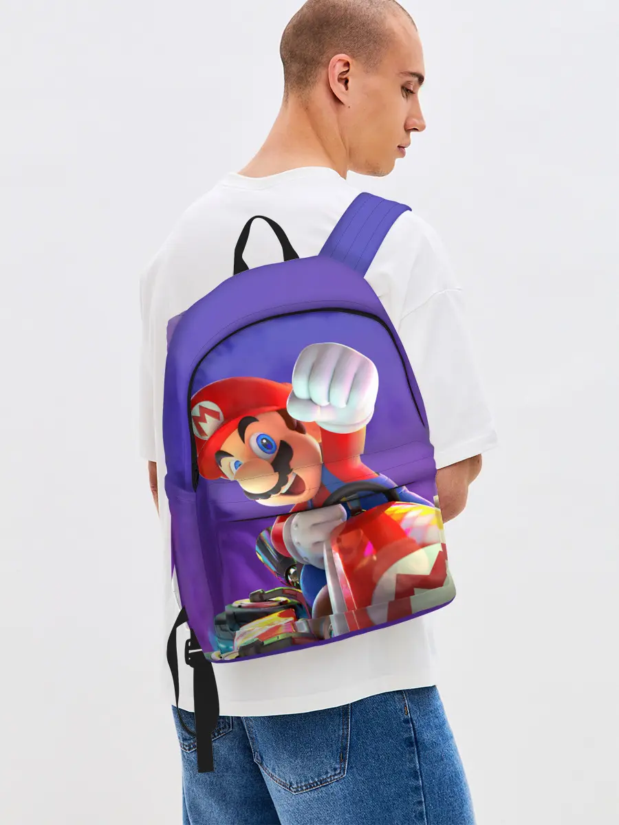 Рюкзак джинсовый / Mario 3D