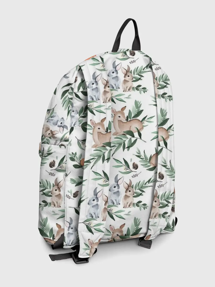 Рюкзак джинсовый / Лесные животные