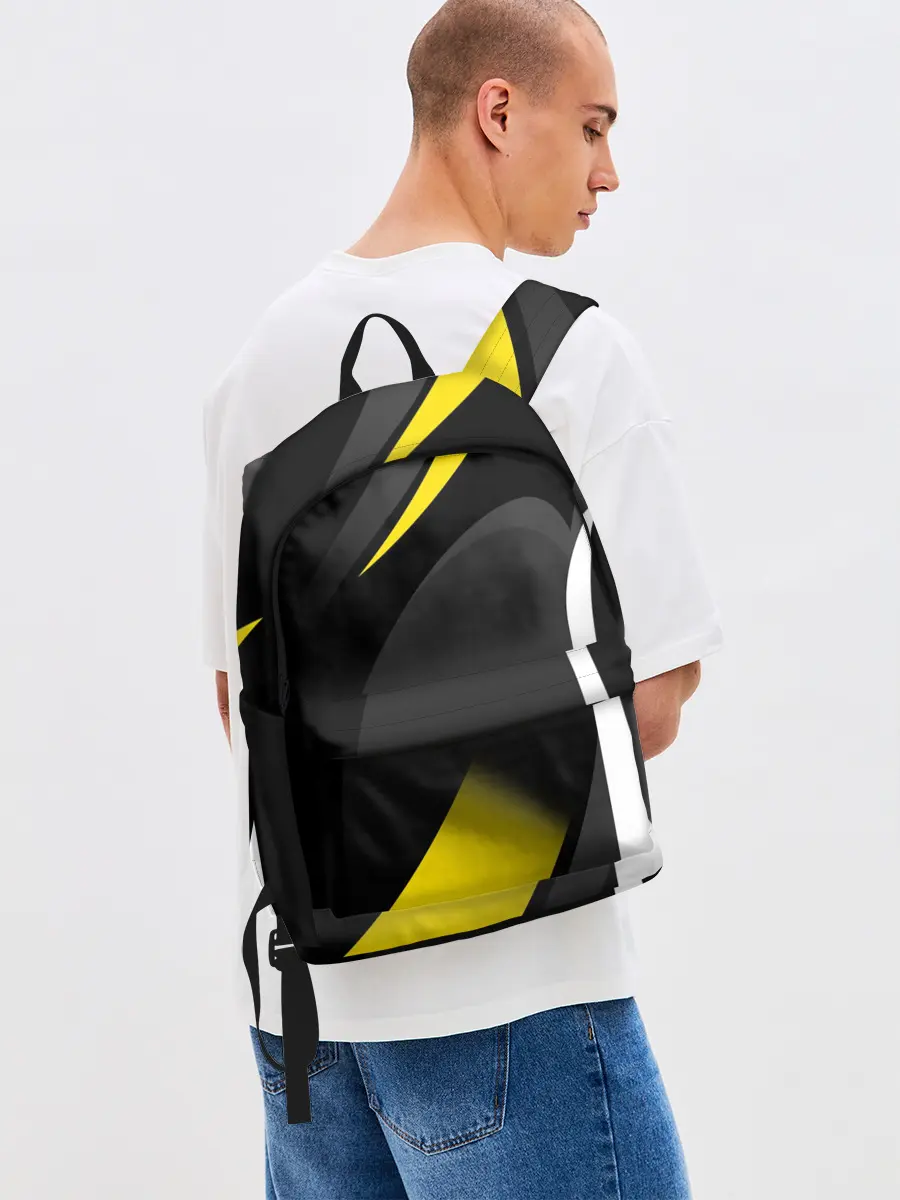 Рюкзак джинсовый / SPORT WEAR YELLOW