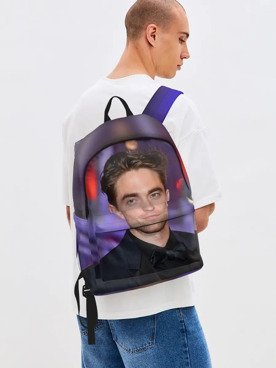 Рюкзак джинсовый / Роберт Паттинсон