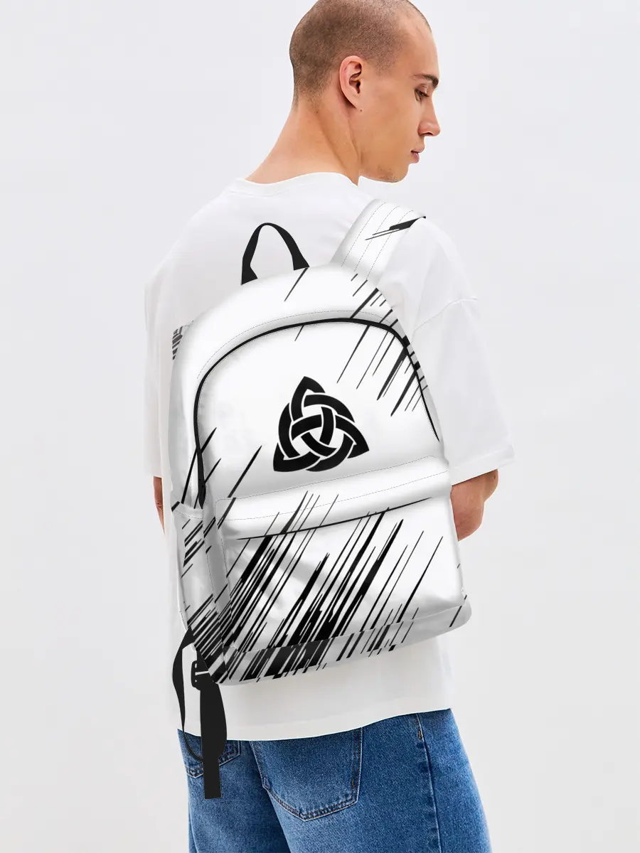 Рюкзак джинсовый / Символика Скандинавов