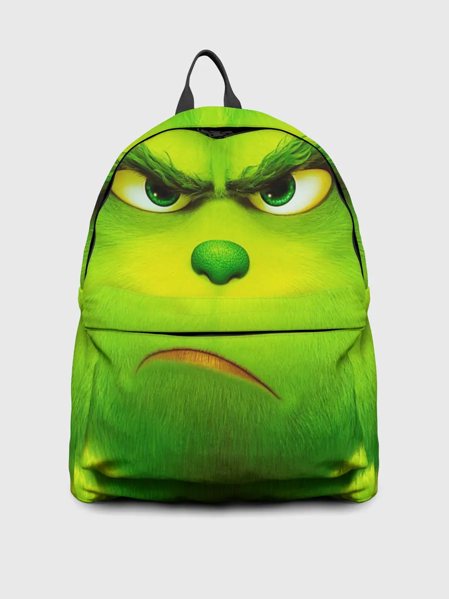 Рюкзак джинсовый / Гринч 3D/ The Grinch