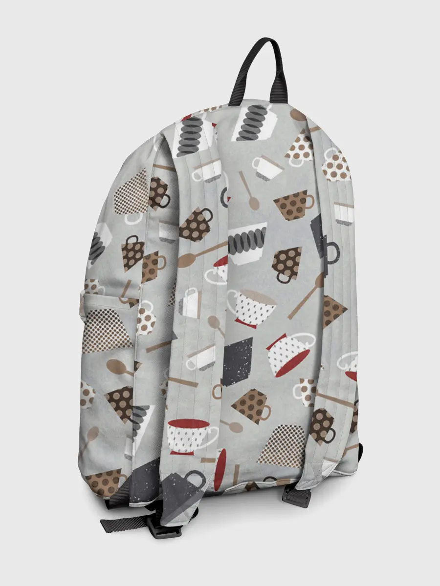 Рюкзак джинсовый / Утро начинается с кружки