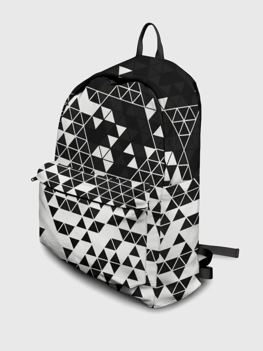 Рюкзак джинсовый / Векторные фигуры