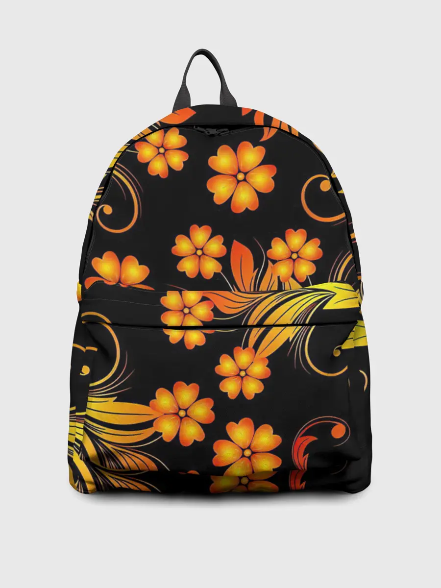 Рюкзак джинсовый / Хохлома