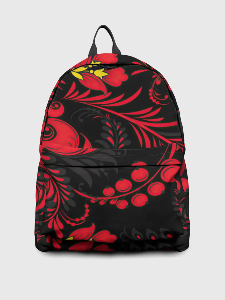 Рюкзак джинсовый / Хохлома