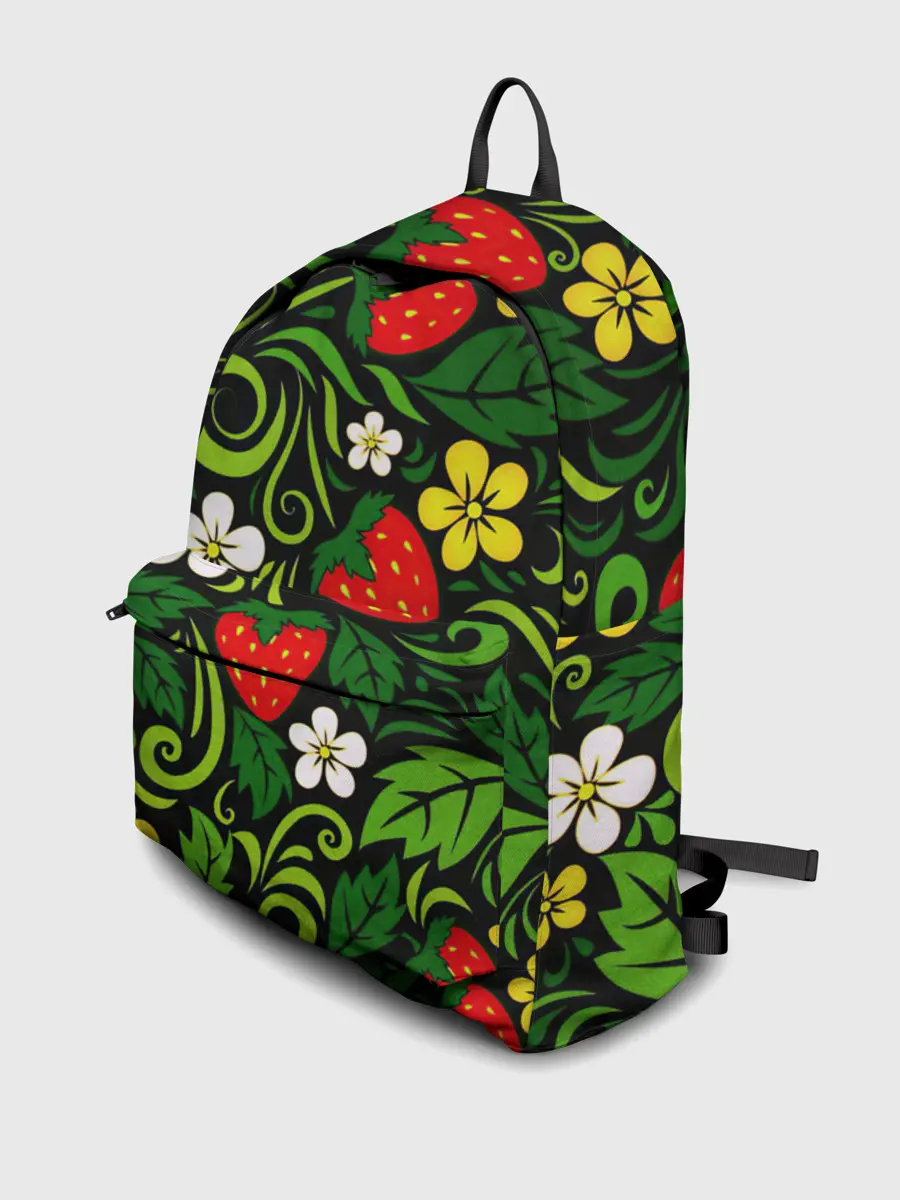 Рюкзак джинсовый / Хохлома