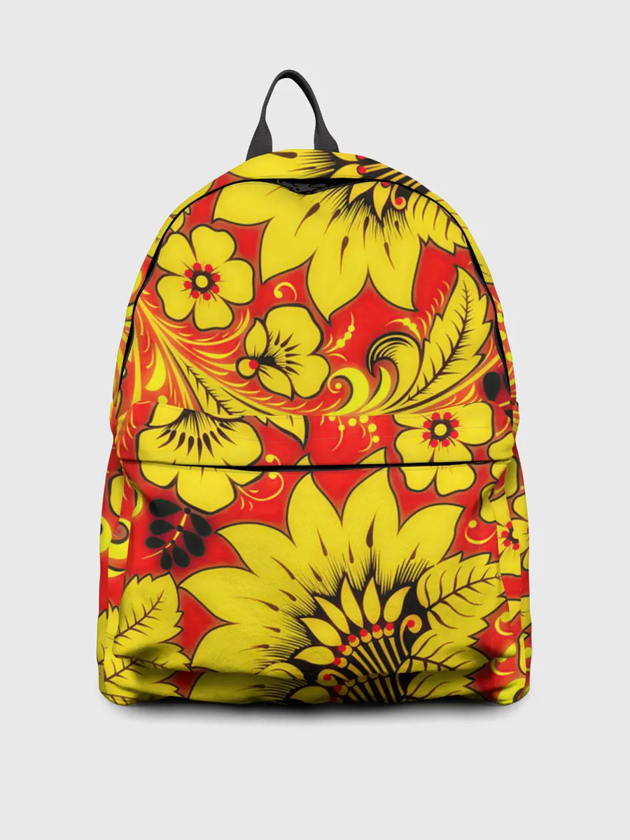 Рюкзак джинсовый / Хохлома