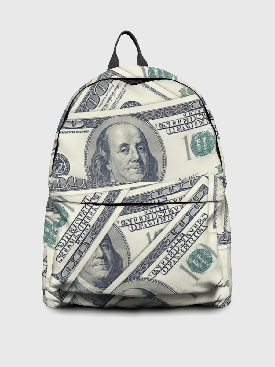 Рюкзак джинсовый / Доллары