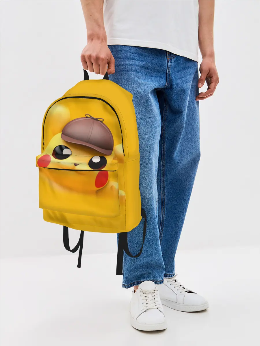 Рюкзак джинсовый / Pikachu Pika Pika