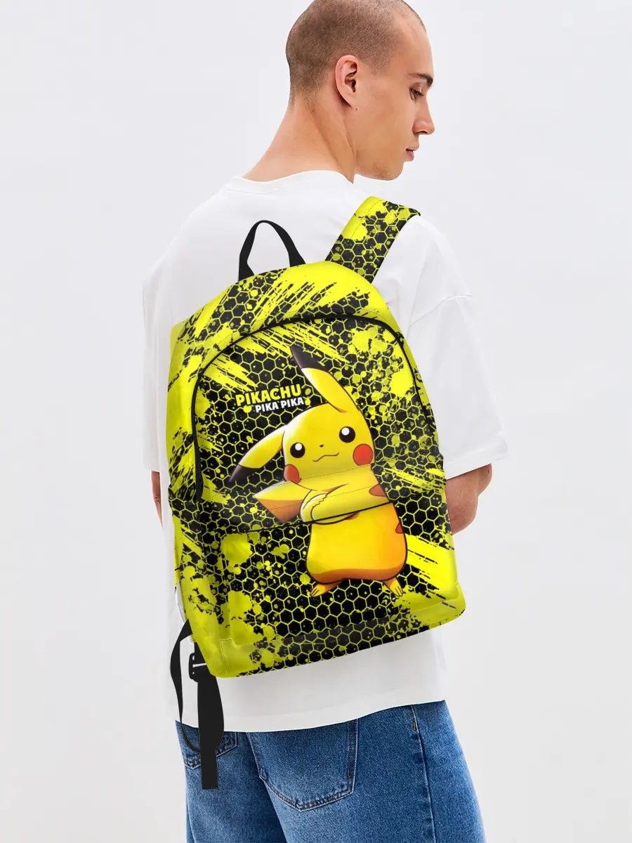 Рюкзак джинсовый / Pikachu Pika Pika