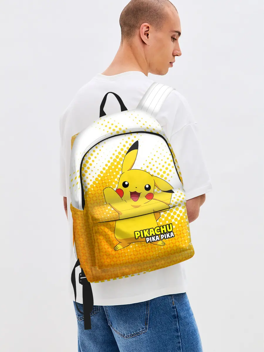 Рюкзак джинсовый / Pikachu Pika Pika