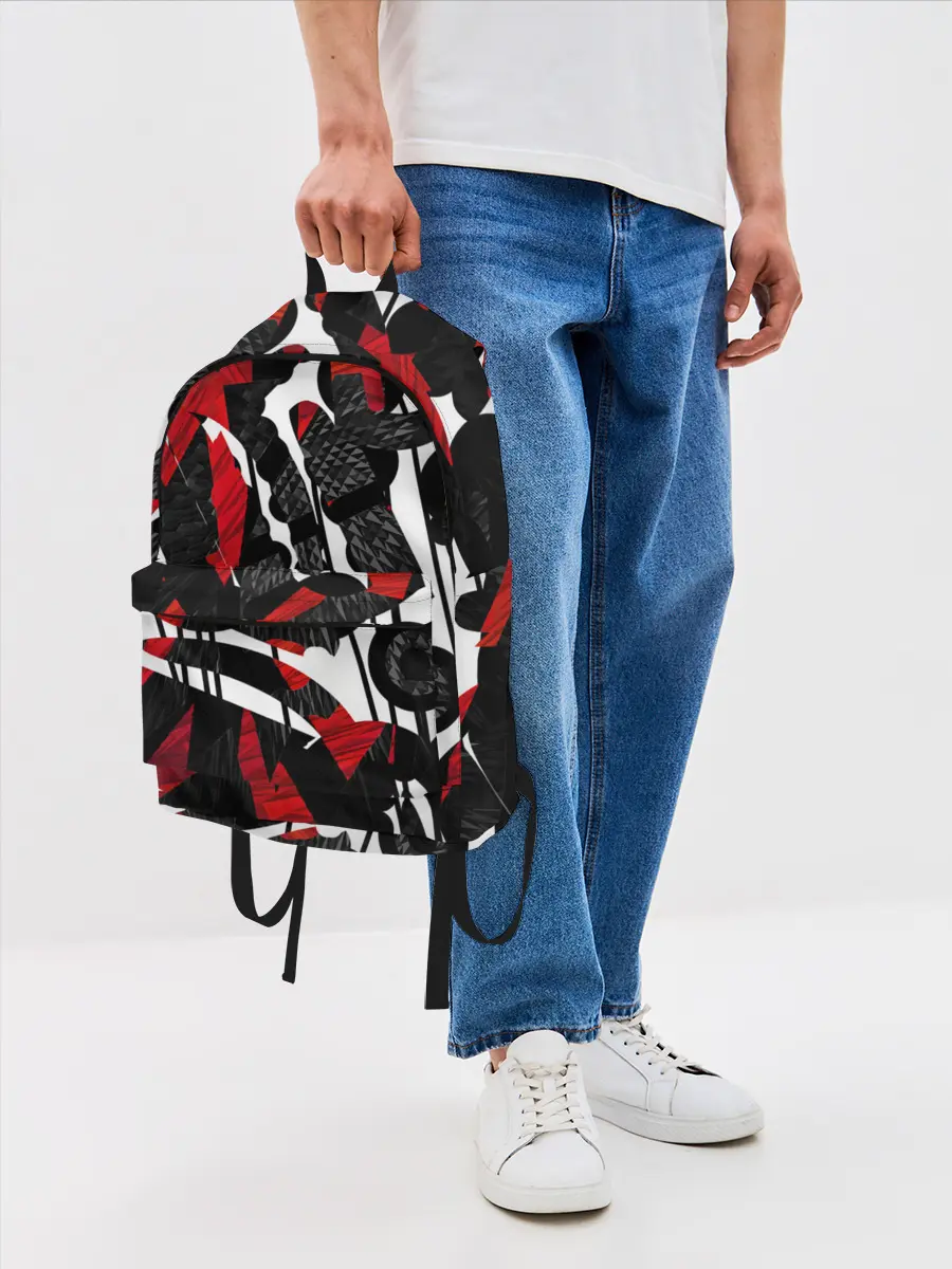 Рюкзак джинсовый / Abstract art