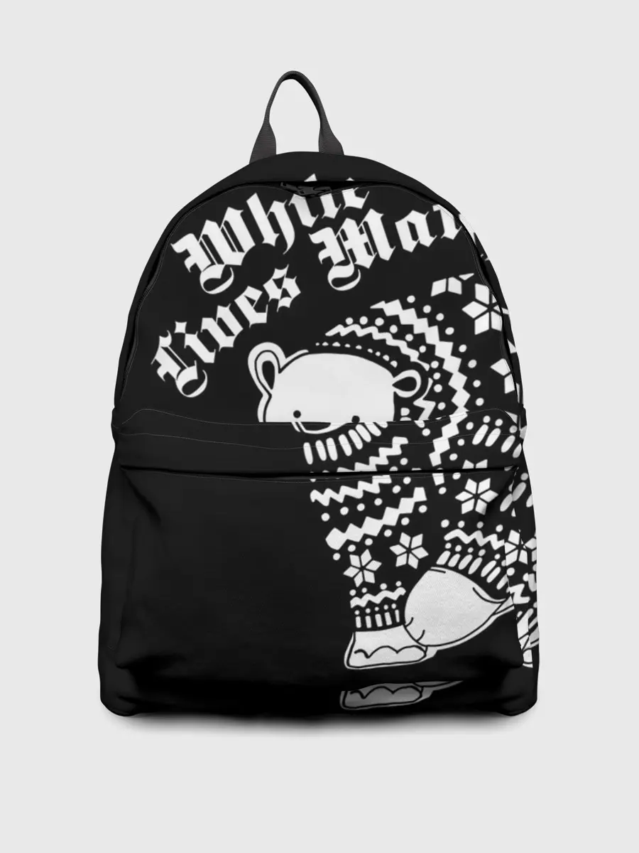 Рюкзак джинсовый / Жизни белых имеют значение