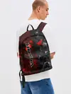 Рюкзак джинсовый / HONDA | RedBlack