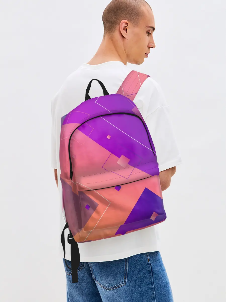 Рюкзак джинсовый / Геометрия