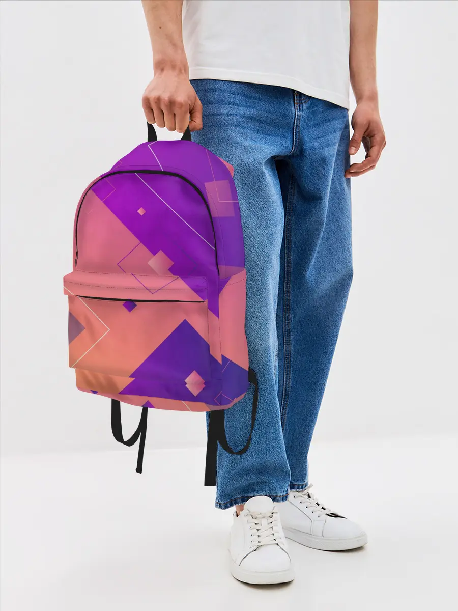 Рюкзак джинсовый / Геометрия