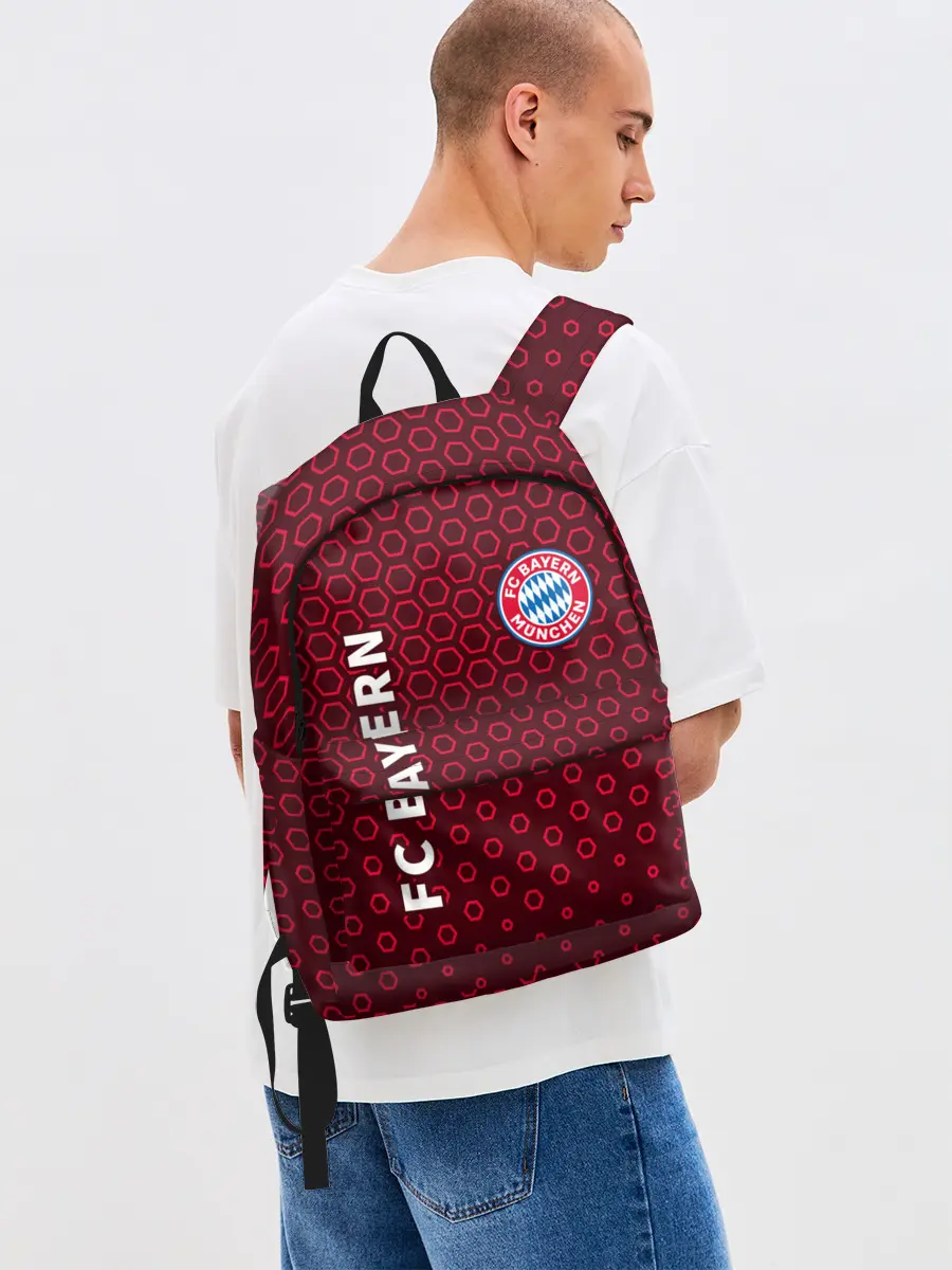 Рюкзак джинсовый / FC BAYERN / БАВАРИЯ