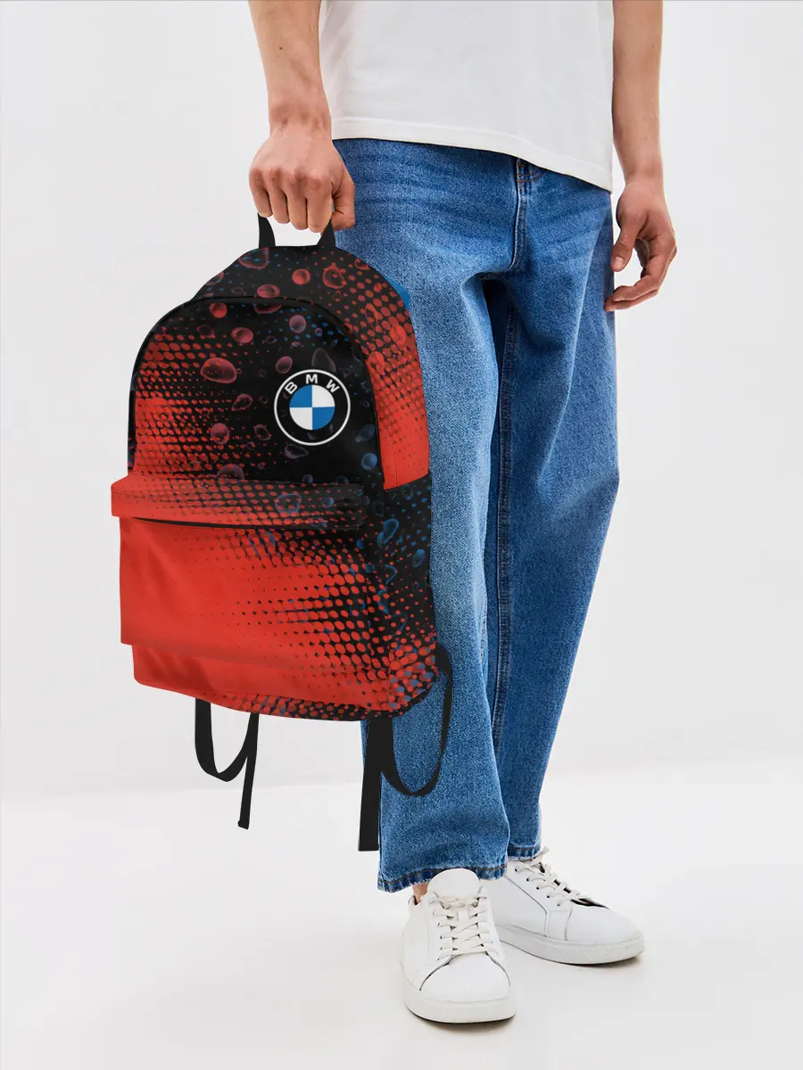 Рюкзак джинсовый / BMW / БМВ