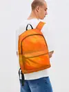 Рюкзак джинсовый / ОРАНЖЕВАЯ КРАСКА
