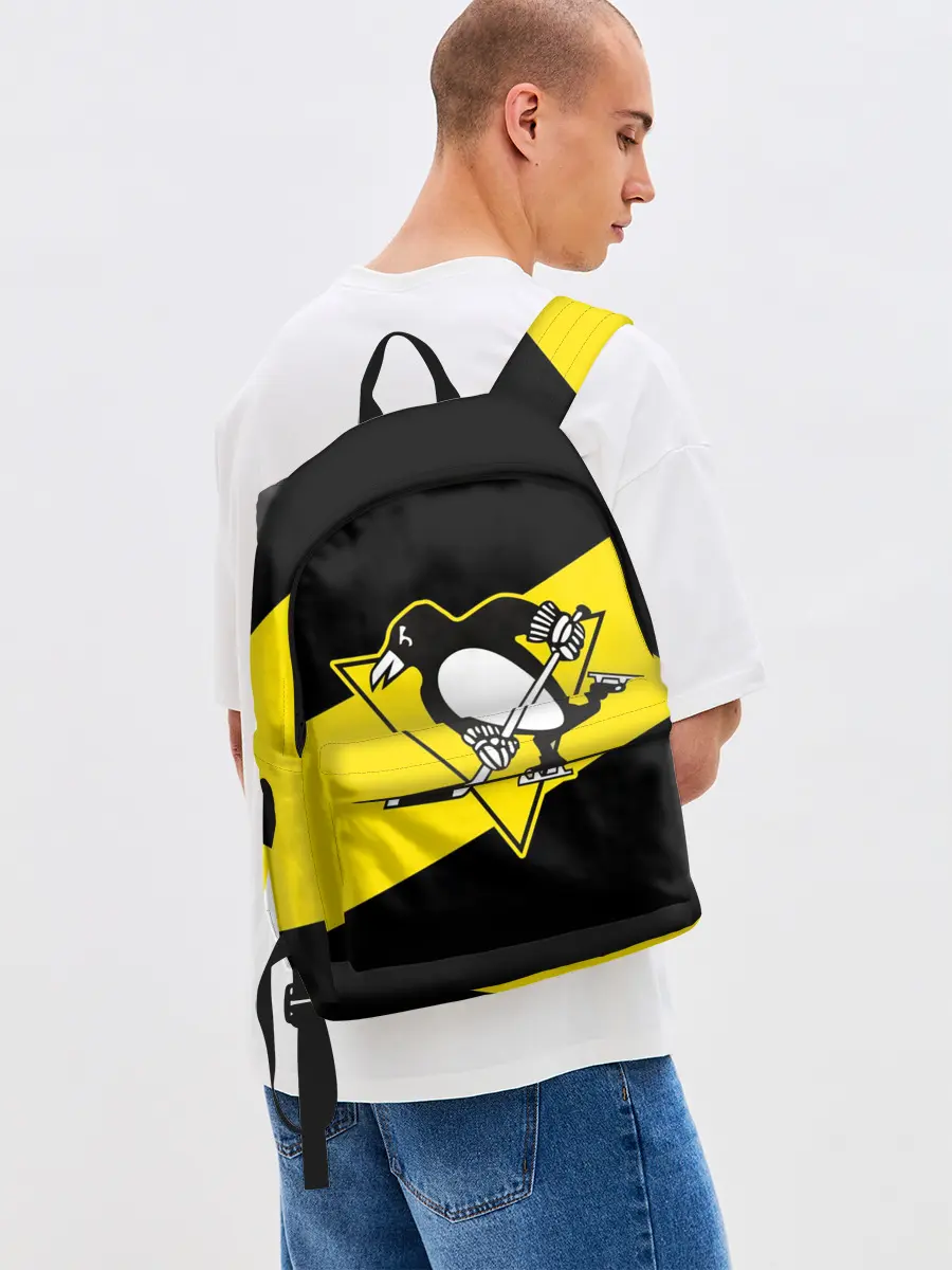 Рюкзак джинсовый / Питтсбург Пингвинз